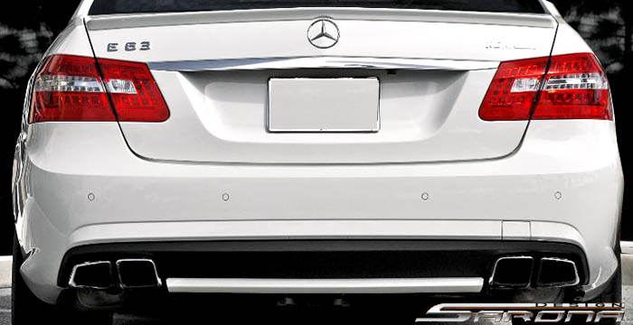Custom Mercedes E Class  Sedan Rear Bumper (2010 - 2013) - $690.00 (Part #MB-043-RB)